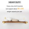 OVOV 6 Pack Heavy Duty Shelf Brackets Wall Mounted Industrial