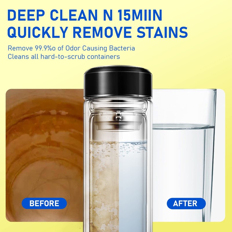 apptrin Water Bottle Cleaning Tablets, 36 Pack Bottle Clean Tablet