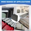 PATIKIL 1/16" Rubber Edge Trim, 10 ft Flexible U Channel