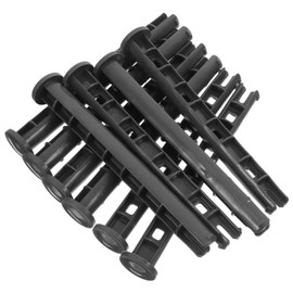 GANAZONO 10pcs Trash Can Lid Latch Replacement for Garbage Bin Hinge Repair Bin Hinge Accessories Easy to Install Compatible