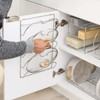 iDesign Classico Kitchen Cabinet Storage Rack for Pot, Pan Lids,