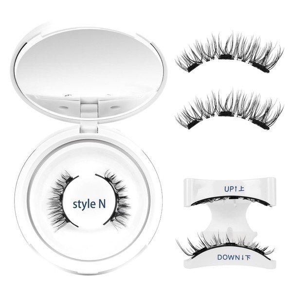 Magnetic Lashes Kit, Higu clace Waterproof Magnetic Eyelash with Applicator