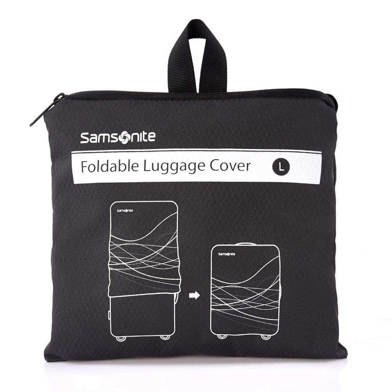 Samsonite Printed Luggage Cover, Black, Medium