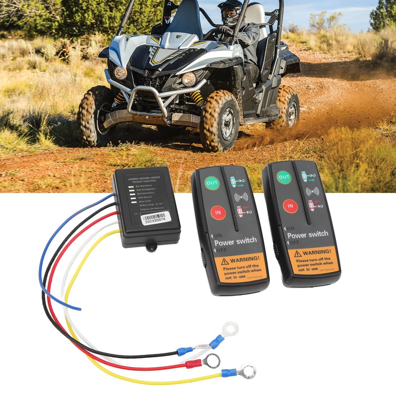 Wireless Winch Remote Control Kit 12V 24V Fast Response 50