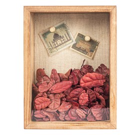 Increased Fire Shadow Box Frame 6x8 Shadow Box Display Case with Linen Back of Awards Memorabilia Flower, Pictures, Keepsakes、Bouquet、Medals and More Photos Memory Box