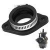 PAVIKE Carburetor Manifold Carburetor Adapter Insulator Carburetor PE28/30 PWK21/24/26/28/30 Rubber