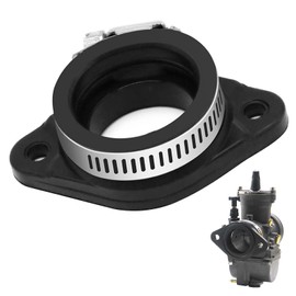 PAVIKE Carburetor Manifold Carburetor Adapter Insulator Carburetor PE28/30 PWK21/24/26/28/30 Rubber Insulator Oil Resistant Abrasion Resistant Stable Installation Intake Manifold Carburetor General