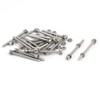 Sourcingmap M3 x 40mm 304 Stainless Steel Phillips Pan Head