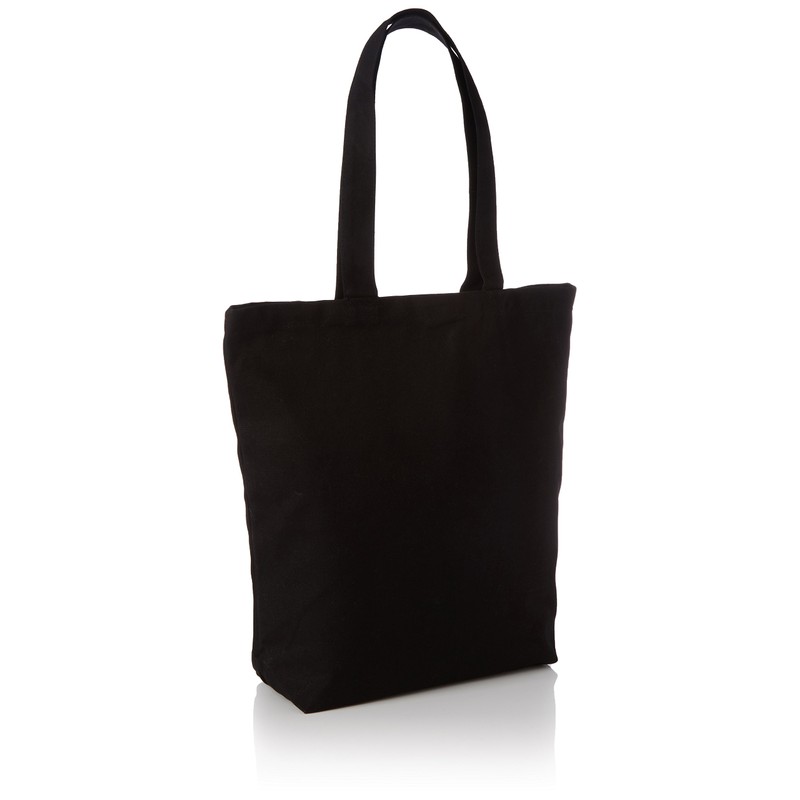 Westford Mill Unisex 671 Camden Trade Shopper Bag, Black, One