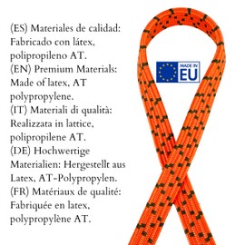 Elastic Bungee Cord with Steel Hooks, 150cm, 120% Stretch, Ideal for Travel, Moving, Camping, Storage. Orange.