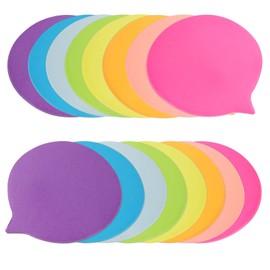 Hoiny 480 Sheets Sticky Notes, Speech Bubble Notes, Pastel Sticky Notes, Self-Stick Notes, Colourful Sticky Notes Tabs, Small Sticky Notes for Writing in Text Books School Office - 8 Colors