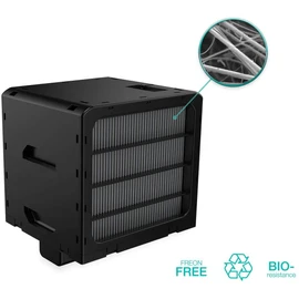 Evapolar Replacement Cartridge for Personal Evaporative Cooler and Humidifier/Portable Air Conditioner (for EvaLIGHT Plus EV-1500), Black
