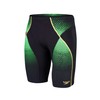 Speedo Men's Fit Pinnacle Jammer - Black/Fluorescent Green/Global Gold, Size: