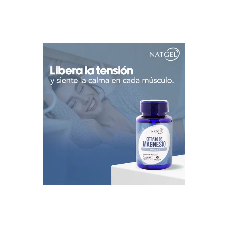 Citrato Magnesio Omega Cápsulas Vcaps Natgel