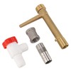 Quick Coupler Valve Key G3/4 Brass Efficient Garden Hose Underground