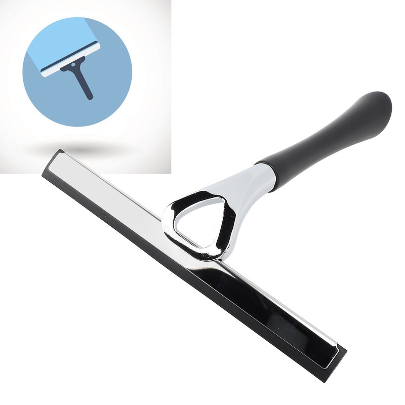 Shower Squeegee Multifunctional Stainless Steel Bath Squeegee Window Cleaner Tool