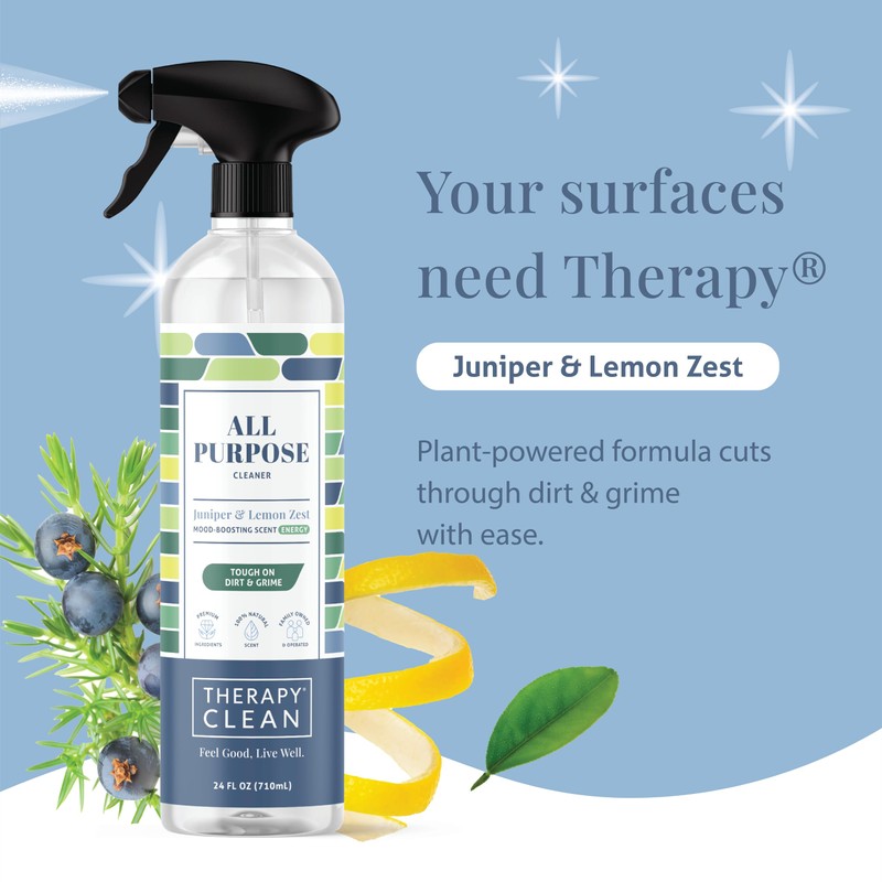 Therapy Clean All Purpose Cleaning Spray - Juniper & Lemon