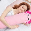 Chubbyjoy Long Axolotl Plush Toy Body Pillow, 43” Cute Axolotl