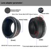 EOS-M4/3 Lens Adapter Compatible with EF, EF-S Lens to Micro