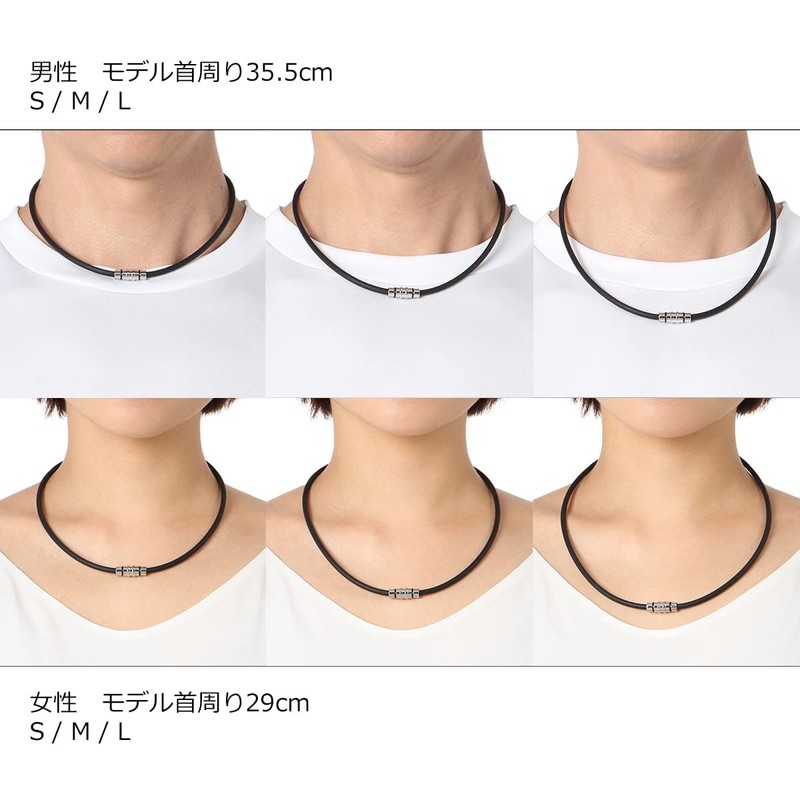 [コラントッテ] 磁気ネックレス CREST SMART ピンクゴールド L メンズ レディース スポーツ