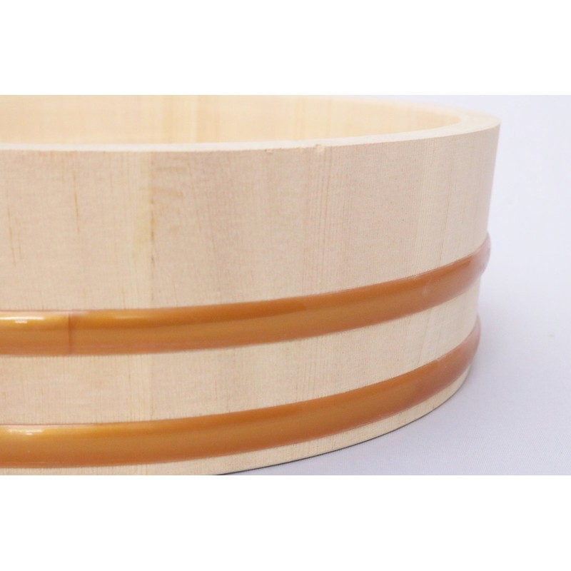 Ichihara Woodworkshop Hand Rolled Sushi Set, Sushi Tub, 10.6 inches