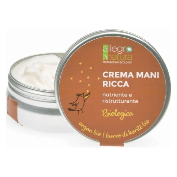 Allegro Natura Argan & Shea Butter Nourishing Hand Cream, 50