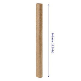 SOUJAP 4 Pack 34cm Ball Peen Wood Hammer Handle, 13 Inch Wood Sledge Hammer Handle Replacement, Wooden Hammer Handles for 32oz Ball Peen Hammer