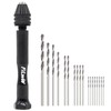 FiLwW Pin Vise Hand Drill, 18 Pieces Hand Drill Bits
