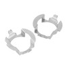 Qiilu 1 Pair H7 LED Headlight Adapter Retainer Holder