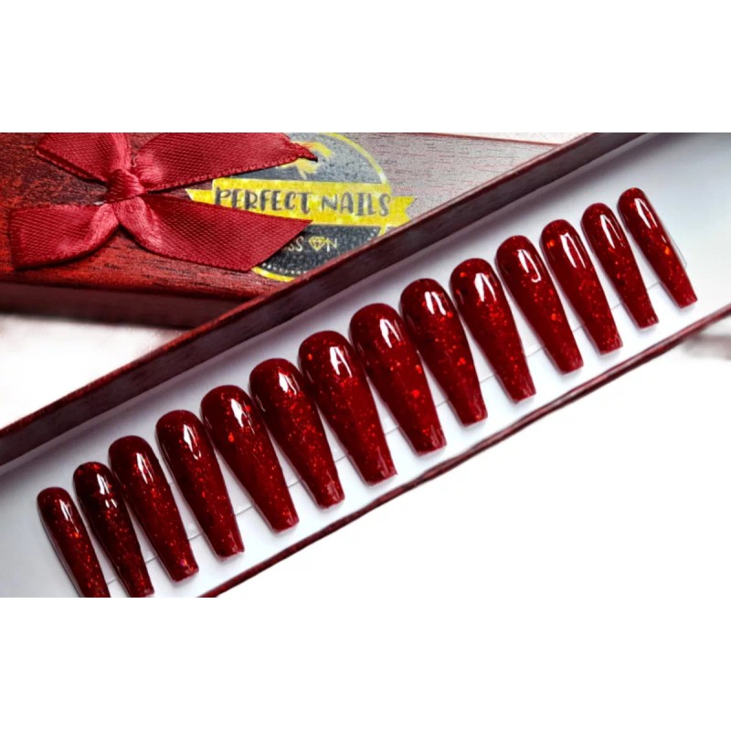 Perfect Nails Press On Uñas Press On San Valentin Calidad