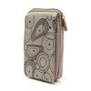 DFV mobile - Multi-Functional Vertical Stripes Nylon Pouch Bag case