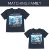 Godzilla vs Megalon Little Boys Matching Family T-Shirt Charcoal Blue