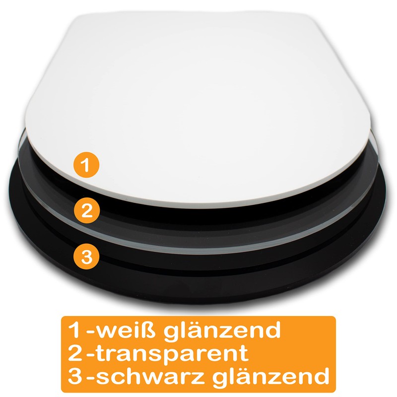 Sliding board made of acrylic, glossy white, 37 x 27