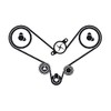 SKF VKMA 01200 Tensioner Pulley