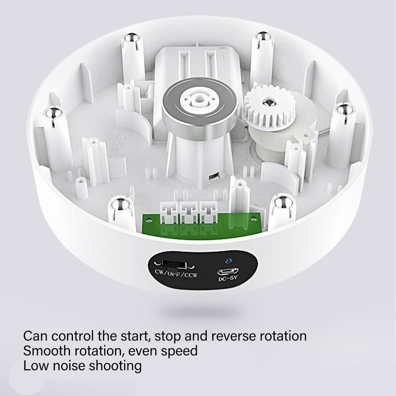 Electric Turntable 360 Degree Rotating Product Photography Display Rechargeable Remote