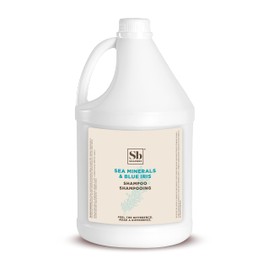 Soapbox Sea Minerals & Blue Iris Shampoo, Vegan, Color Safe, Harsh Harsh Sulfate Free & Silicone Free Hair Shampoo Refill for Home & Professional Use - Gallon Size