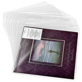 10PCS 12in Thicken PVC Vinyl Record Outer Sleeves - Transparent Vinyl Protective Covers - NOT for Gatefold/Trifold Album