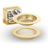 RQYEKDO Kitchen Sink Strainer Stainless Steel with Coarse Mesh &