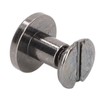 100 Sets Metal Chicago Binding Screws Electroplated Brass Arc Surface