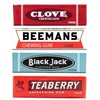 Generic Nostalgic Chewing Gum Black Jack, Beeman's, Clove and Teaberry
