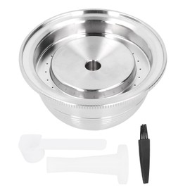 Coffee Capsule Kit Stainless Steel Hemispherical Refillable Filters for Nespresso Vertuo Plus