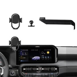 Kiopsom Car Phone Holder for 2024+ Toyota Prado Phone Mount Hands Free 360 Degree Rotation，Compatible for All Phones