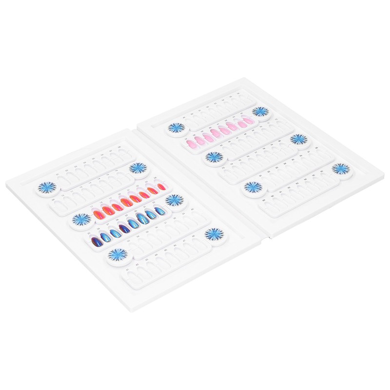 96 Colors Nail Gel Polish Display Book Detachable Magnetic Nail