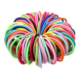 100pcs Colorful Hair Accessories Kids Girls Cute Hair Ornaments Birthday Party Hair Bands Random Color