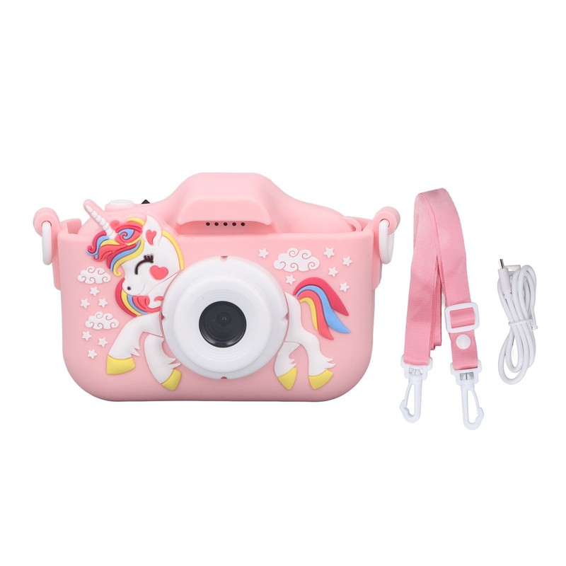 Kids Camera Toys Digital Photo Video Recording Camcorder Cute Cartoon