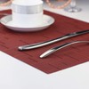 BECHEN Plastic Placemats and Coasters, Non Slip Washable Placemats for