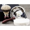 Haryali Maroon Antique Men's Shaving Set with Triple Edge Razor,