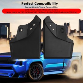 Unbranded Splash Guards Mud Flaps Fit For Toyota Tacoma 2024 Front & Rear 4X