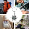 Portable Compass, Outdoor Survival Compass Keychain, Fine Grinding Process Compass