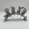 FAFAXOXO Animal Wine Pourer and Wine Bottle Stopper Holde Display